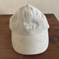 コーデュロイ キャップ ベージュ