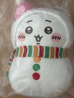 ちいかわ 雪だるま ぬいぐるみ エニマイくじ A賞のサムネイル