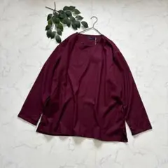 8217新品✾レイジブルー✾プルオーバーカットソー【L】パープル/オーバーサイズのサムネイル