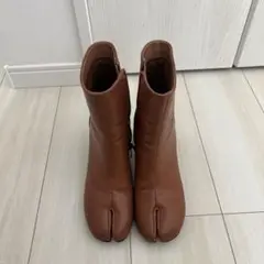 7cm円柱ヒール足袋ブーツ