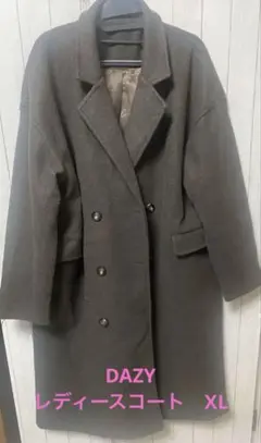 ⭐️値下げしました⭐️Dazy チェスターコート XL ダークグレー