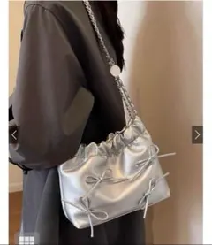 GRL グレイル 2Wayリボンチェーンショルダーミニバッグのサムネイル