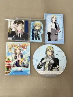 うたプリ　カミュ　タブナイ　キングダム　特典　缶バッジ　ステッカー