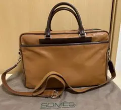 受注生産 SOMES SADLE パッサージュ ブライドルレザー ダレスバッグ