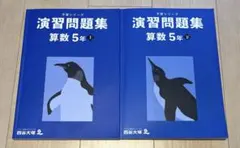 四谷大塚　予習シリーズ　演習問題集 算数 5年 上下　2冊セット