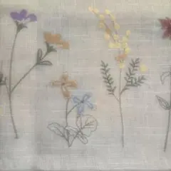 刺繍カフェカーテン ボタニカルのサムネイル