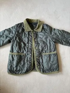 キッズ オリーブグリーン キルティングジャケット