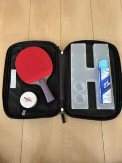 Nittaku 卓球ラケット レッド ブラック　おまけ付き