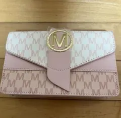 SHEIN Mロゴ　ショルダーハンドバッグ