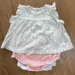 Petit Bateauプチバトー　セットアップ　花柄　6m67cm