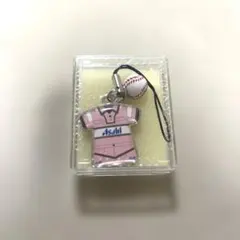 Asahi ビール売り子ユニフォーム ストラップ キーホルダー ノベルティ