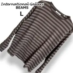 International Gallery BEAMS ボーダー ロンT【L】のサムネイル