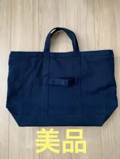 マリメッコ　マツクリ　ネイビー　キャンバス　トートバッグ　MATKURIのサムネイル