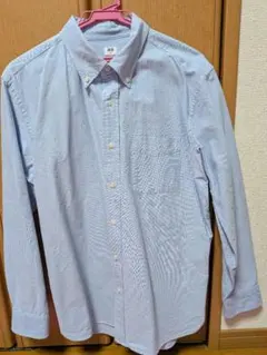 UNIQLO 水色 オックスフォードシャツ Lサイズ