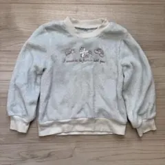 水色刺繍トレーナー 100cm