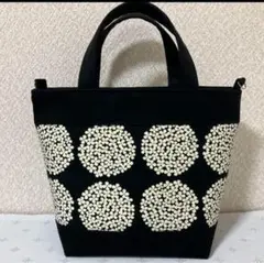 〔新品)ハンドメイド 北欧柄 トートバッグ 2way