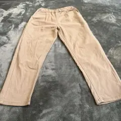 ストレッチベージュ 長ズボン 後ろポケット付き