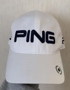 【PING】 ホワイトキャップ スポーツ　ゴルフ