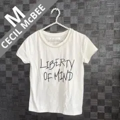CECIL McBEE パールネック ロゴTシャツのサムネイル