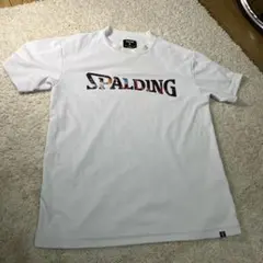 SPALDING バスケットボール Tシャツ ホワイト XLサイズ