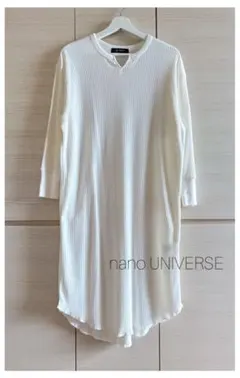 最終sale⭐︎nano UNIVERSE ⁎⋆*﻿リブ編み ロングワンピース