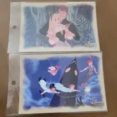 ディズニーアニメーション　disney ポストカード　眠れる森の美女　ピーターパ