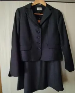 東京スタイル　紺黒ラメ ジャケット　L　11号　スカートはおまけ