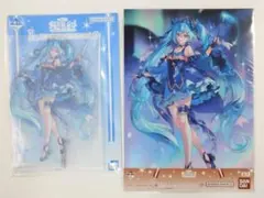 雪ミク 2017 初音ミク 一番くじI賞&S賞 ビッグアクリルスタンド アクスタ