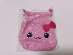 しずくちゃんガチャ もこもこ巾着ポーチうるおいちゃん 1点