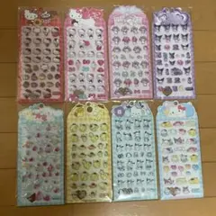 サンリオキャラクター　3D立体シール　8枚セット　海外正規品