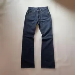 90's old UNIQLO ブーツカットデニム　サイズ66 インディゴ　平成