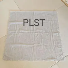 PLST プラステ グレージュ ウール100%大判ストールのサムネイル