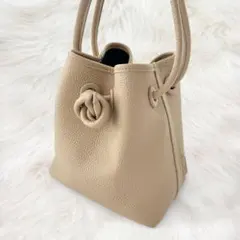 大人気 VASIC BOND MINI 2way ハンドバッグ 巾着 シボ革