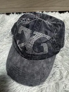 x-girl ストーン装飾 cap