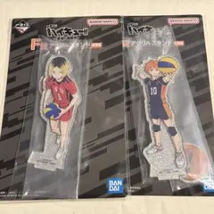 ハイキュー 一番くじ F賞 アクリルスタンド 孤爪研磨　日向翔陽