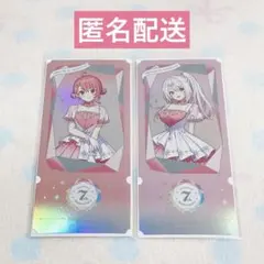 【匿名配送】笹木咲　椎名唯華　チケット風カード　にじさんじ7th