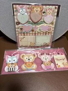 ディズニーシー　ダッフィーメモ　ふせん