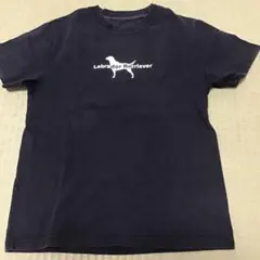 Tシャツ（ラブラドールレトリバー）レディース　Mサイズ　紺色