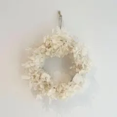 ハンドメイド ドライフラワーリース