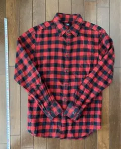 UNIQLO ユニクロ　チェックネルシャツ　メンズS
