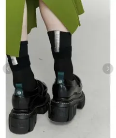 【新品】UN3D. バックフォイルワントーンソックス