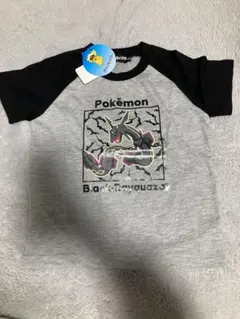 新品タグ付き　定価1738 ポケモン Tシャツ サイズ110 グレー/ブラック