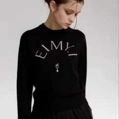 eimy istoire ニットプルオーバー ブラックのサムネイル