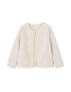 NATURAL BEAUTY BASIC ノーカラー ジャケット