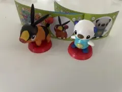 チョコエッグ　ポケモン　旅立ちの3匹　ポカブ　ミジュマル
