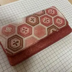 和装用ビーズ刺繍クラッチバッグ