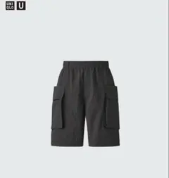 美品 24年モデル UNIQLO U ユニクロ パラシュートカーゴショーツ M