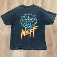 NEFF ウルフ グラフィック Tシャツ ブラック XLサイズ