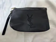 タイムセール中 YSL ブラックナイロンポーチ ノベルティ