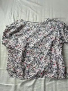 花柄 半袖シャツ Mサイズ